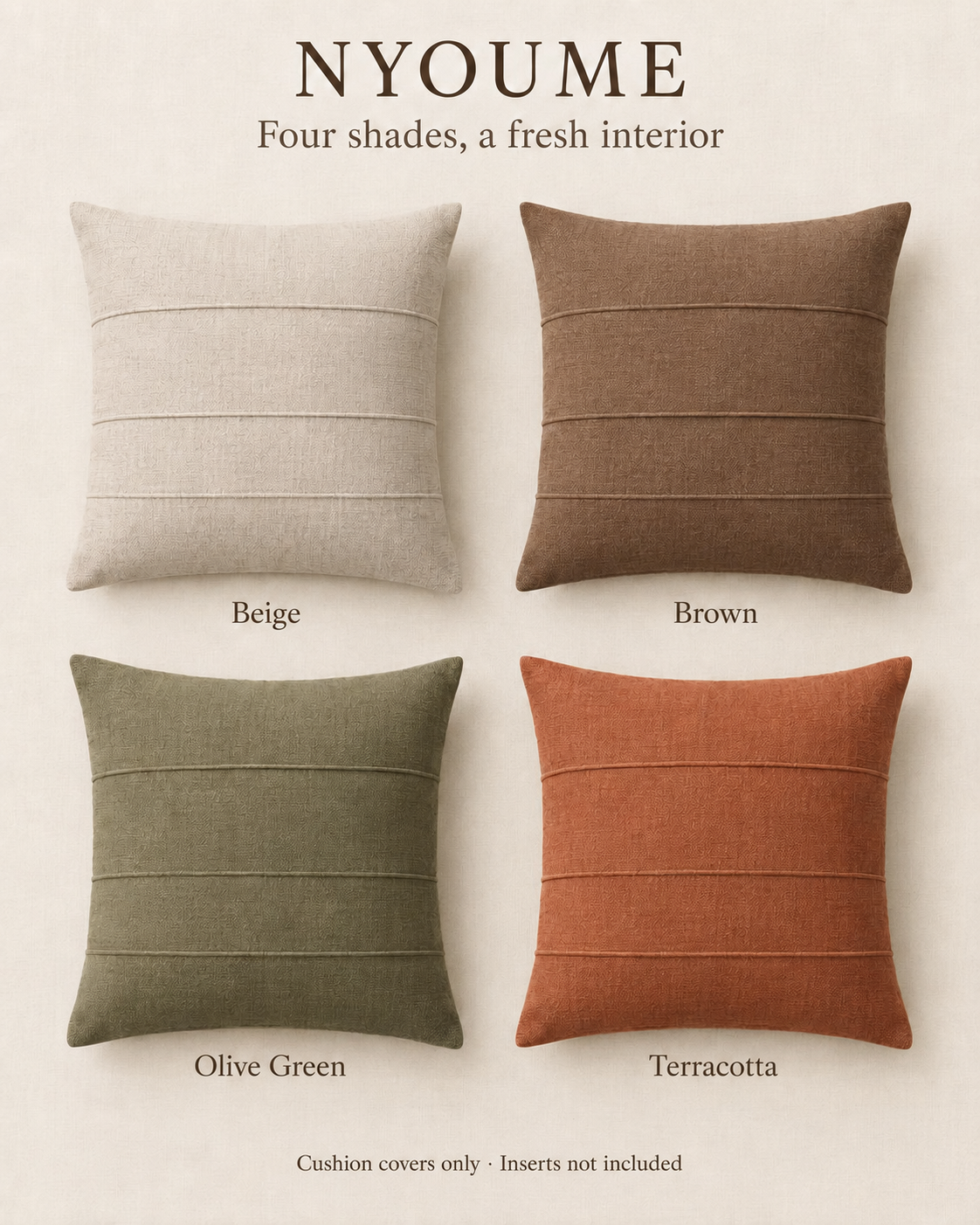 Alma — Textured Cushion Cover