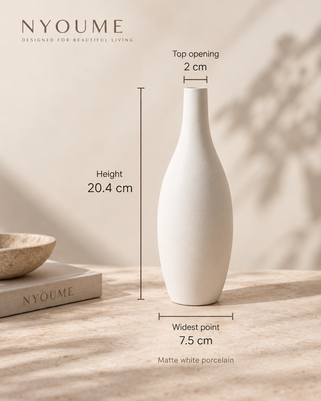 ALBA — Porcelain Vase