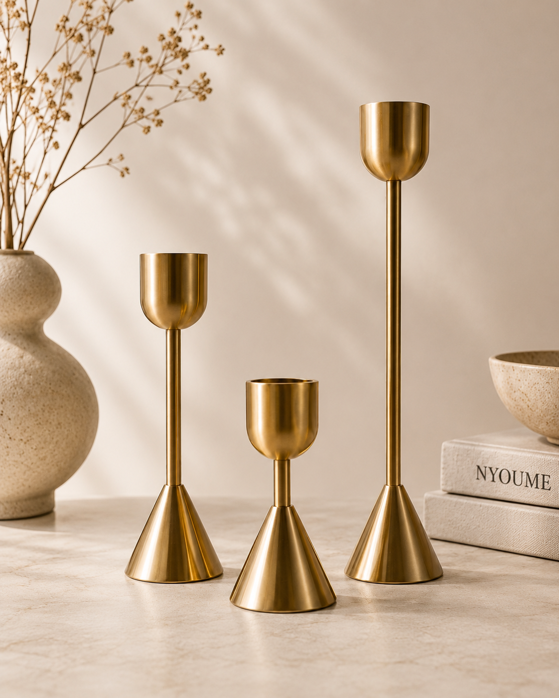 Luméa —Metal Candle Holders