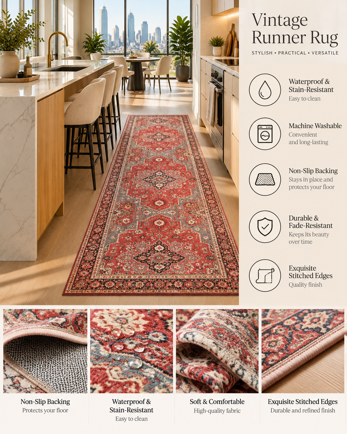Siena Vintage Runner Rug