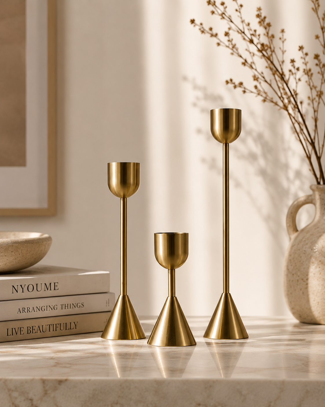 Luméa —Metal Candle Holders