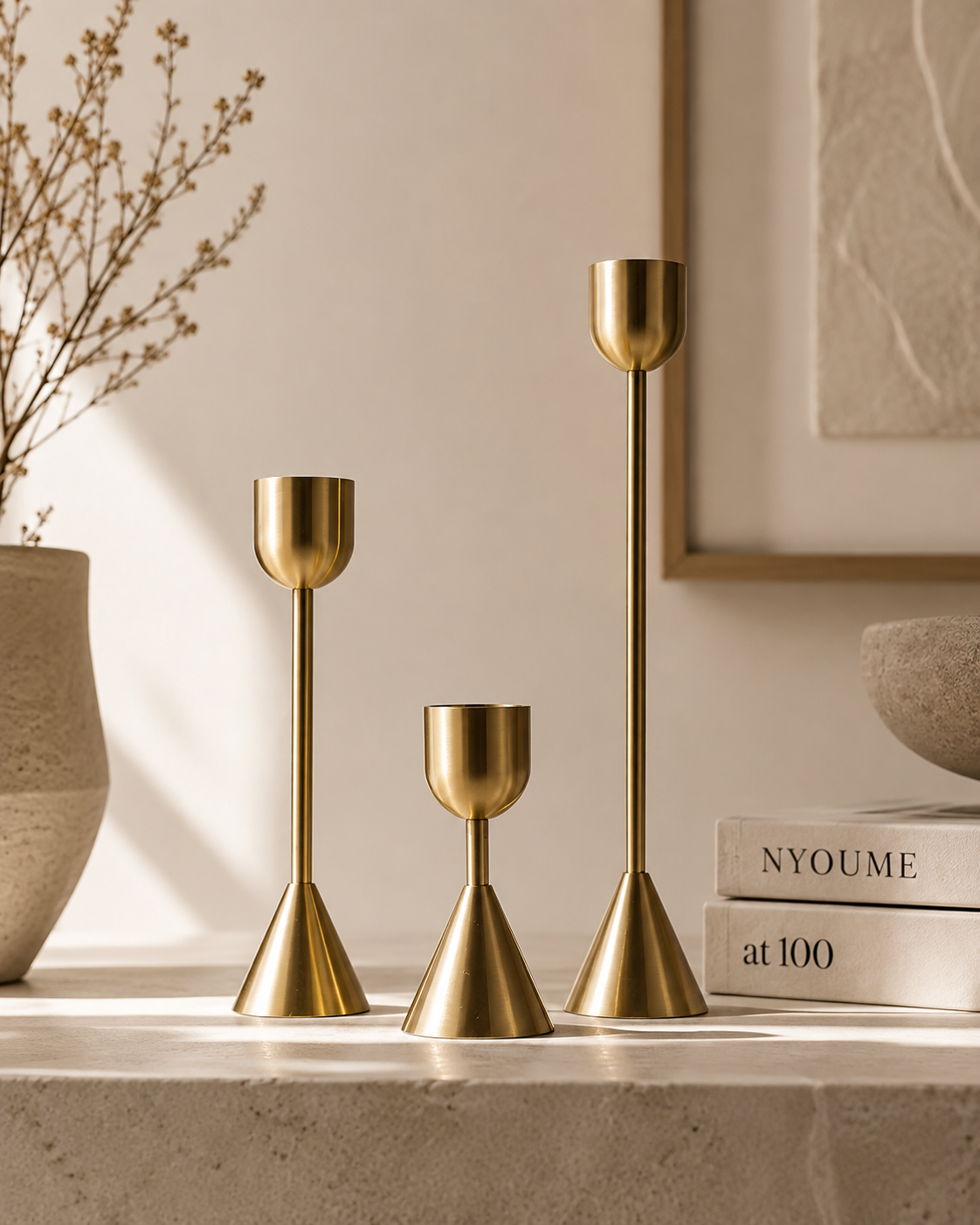 Luméa —Metal Candle Holders