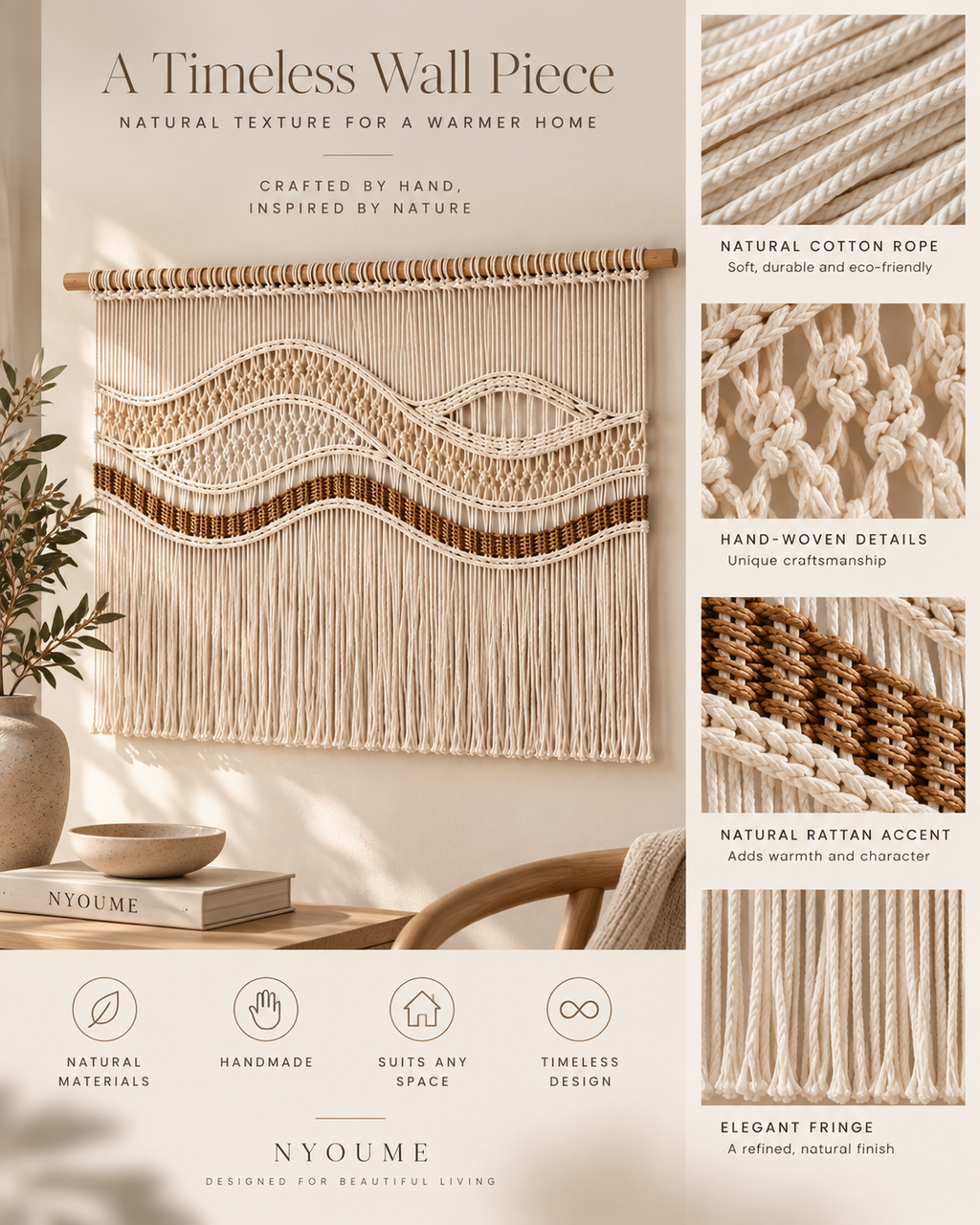 AYLA — Handwoven Wall Tapestry