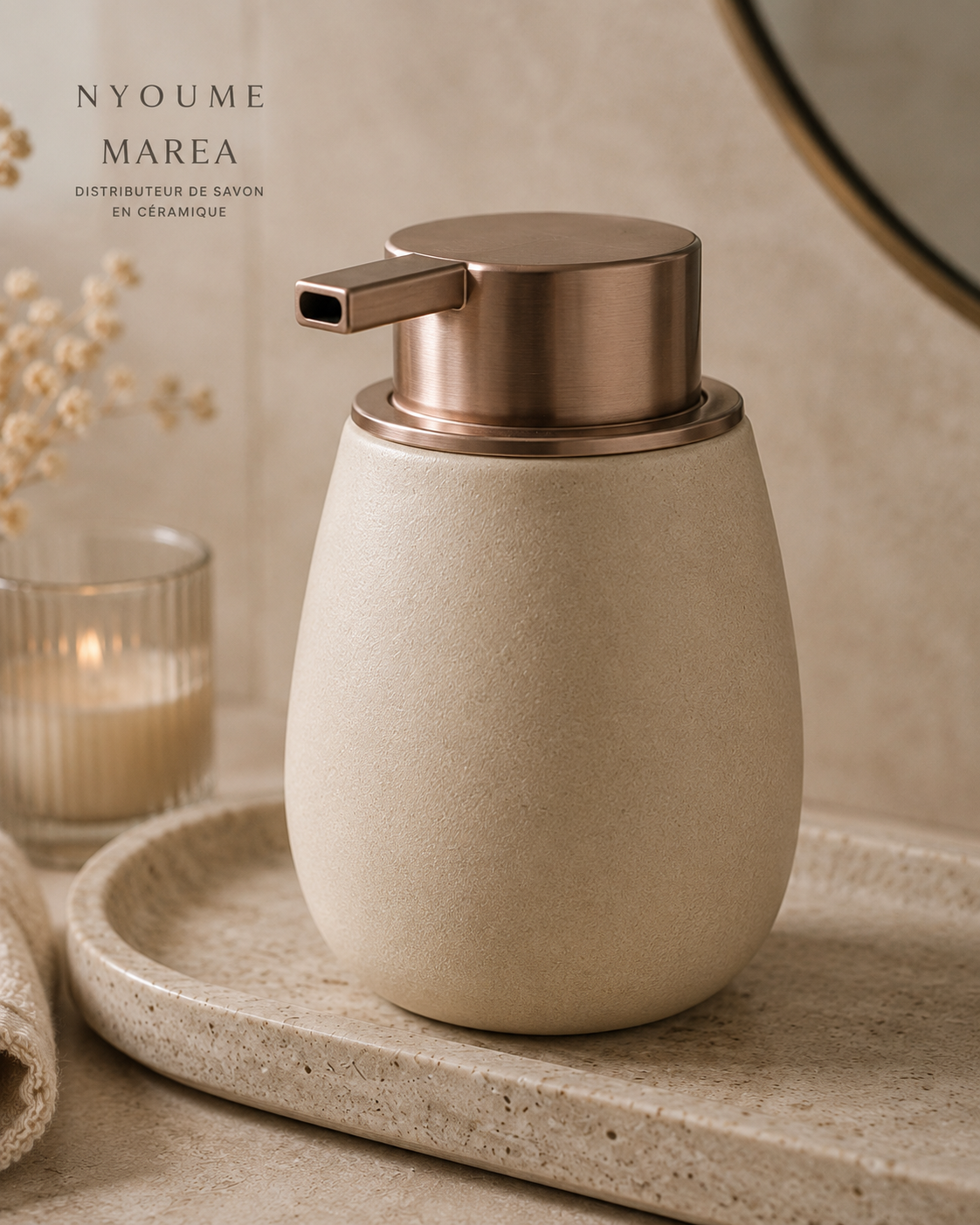 Marea – Ceramic Soap Dispenser