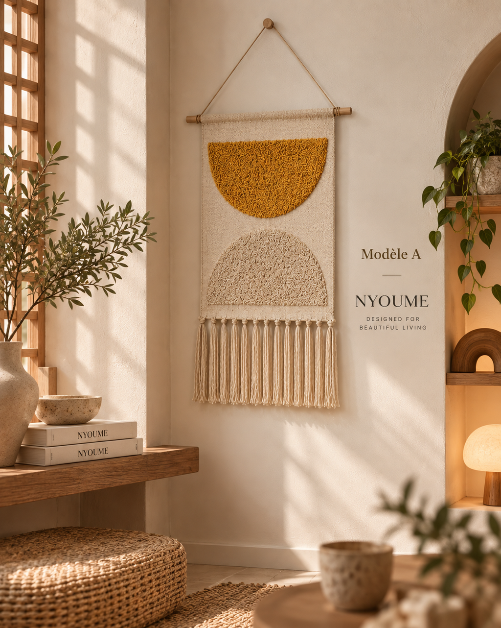 ZAYA — Hand-Woven Wall Tapestry