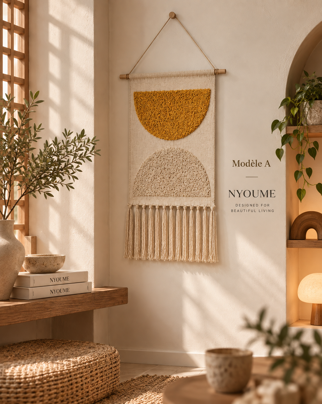 ZAYA — Hand-Woven Wall Tapestry