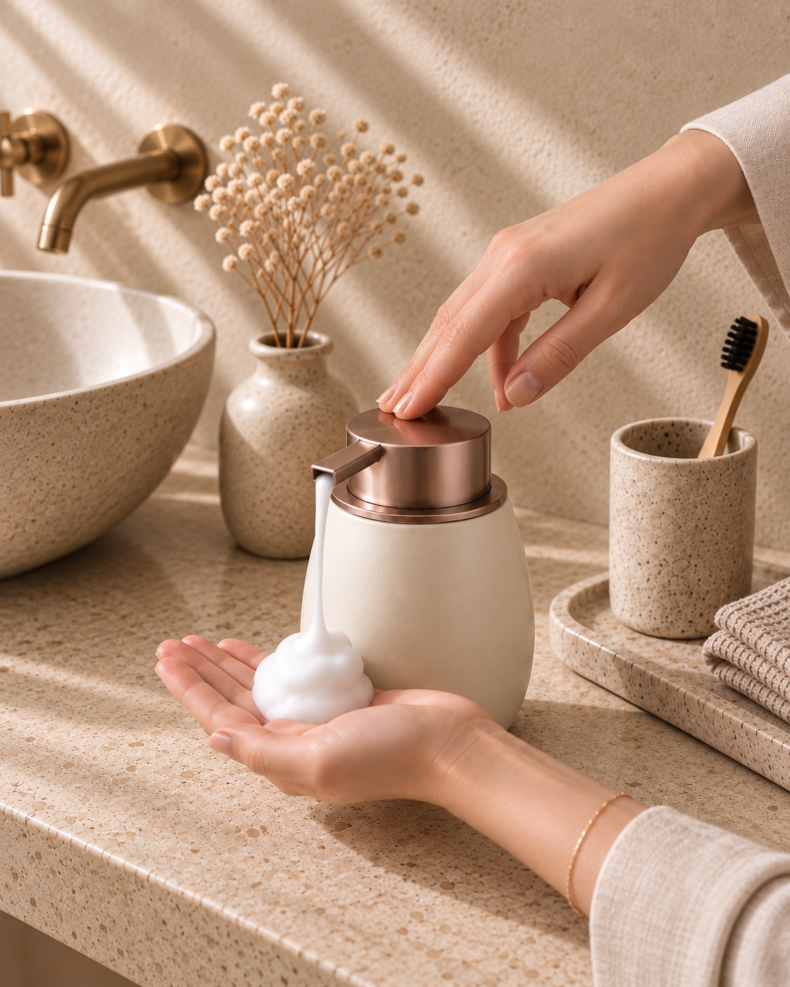 Marea – Ceramic Soap Dispenser