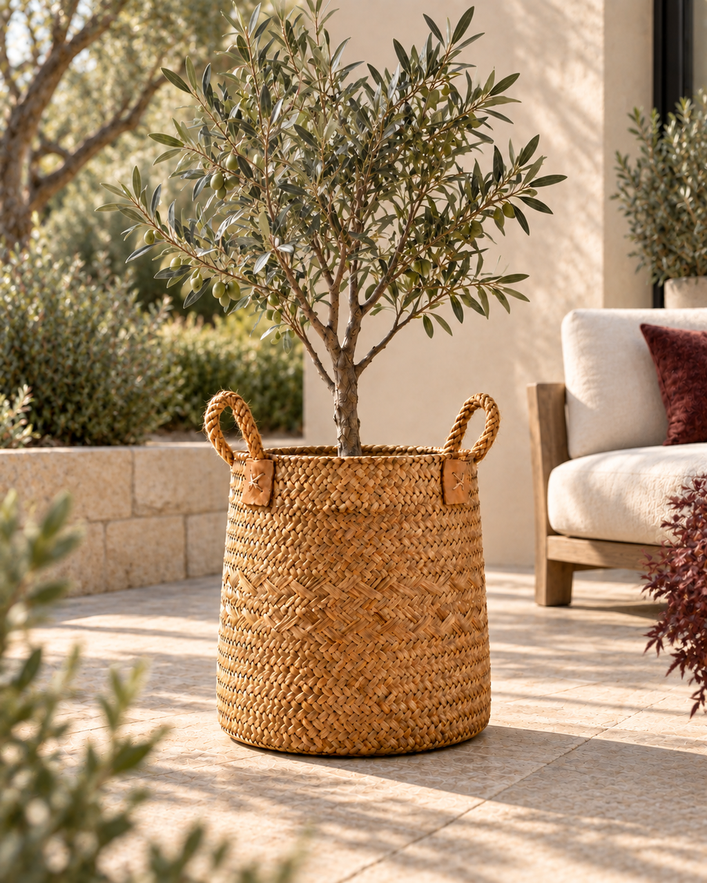 Olia – Natural Woven Storage Basket
