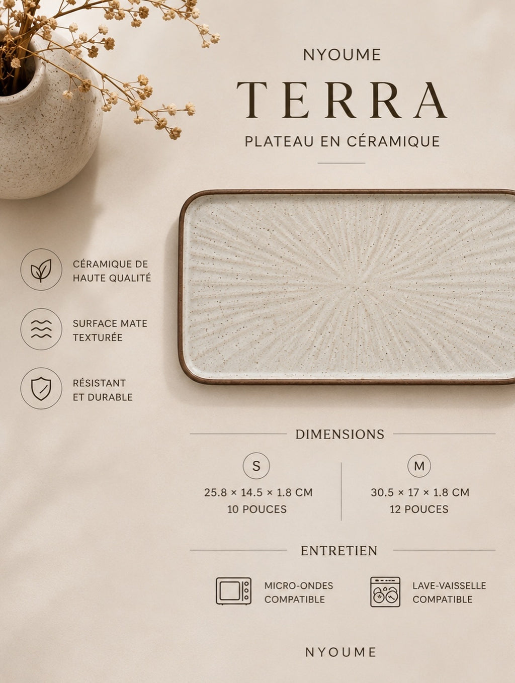 Terra — Ceramic Serving Tray