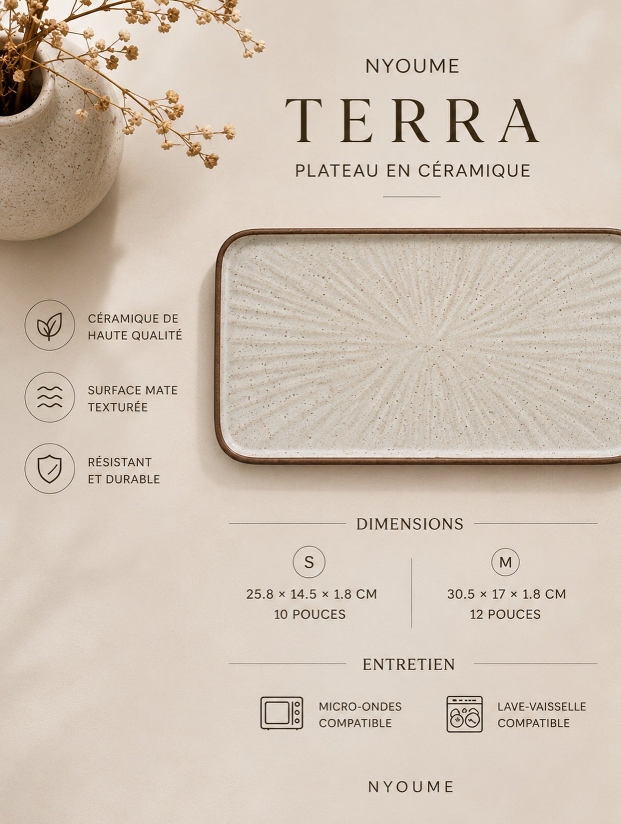 Terra — Ceramic Serving Tray