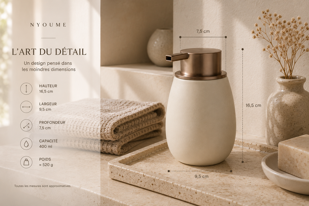 Marea – Ceramic Soap Dispenser
