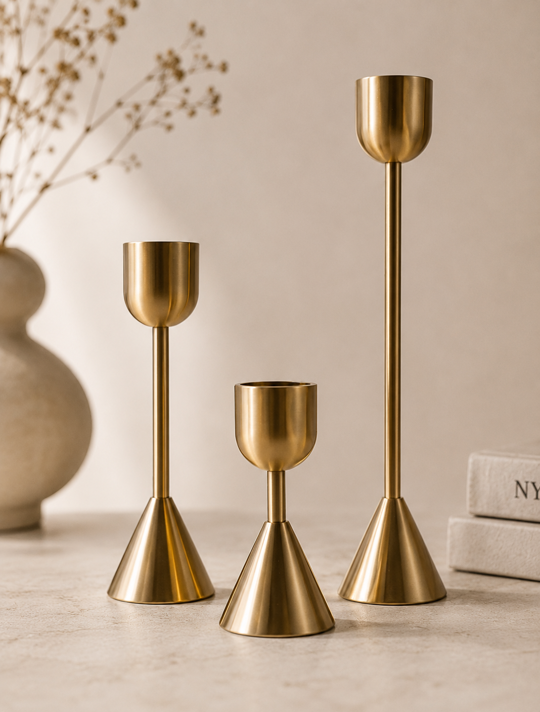 Luméa —Metal Candle Holders