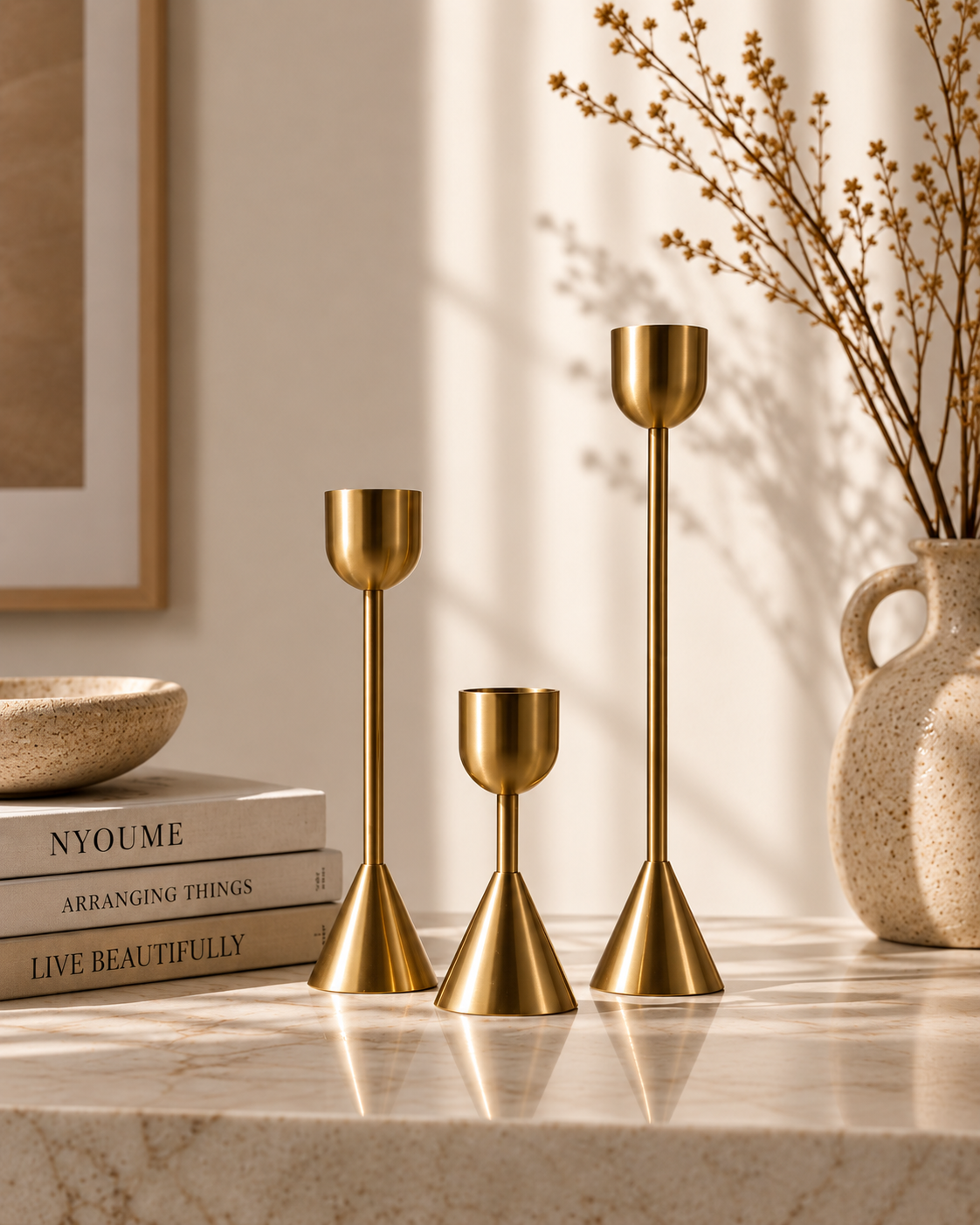 Luméa —Metal Candle Holders