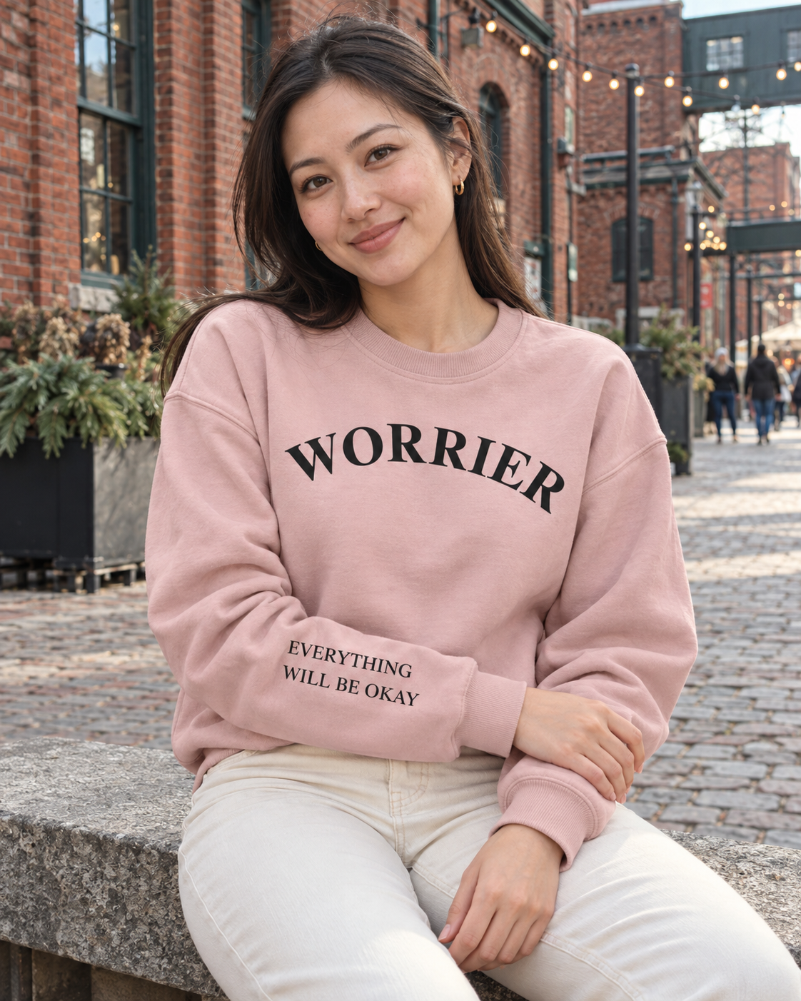 Mood Sweatshirt – Anxious, Overthinker, Worrier, Tired
